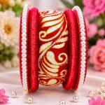 Royal Swirl Handcrafted Bangles – Purple, Black & Red Collection - Image 3